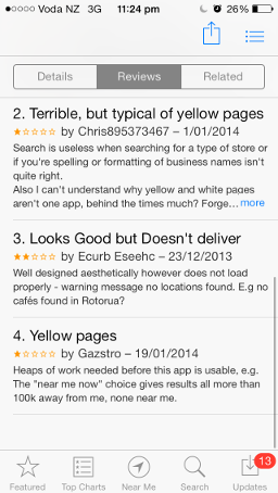 Yellow App Reviews