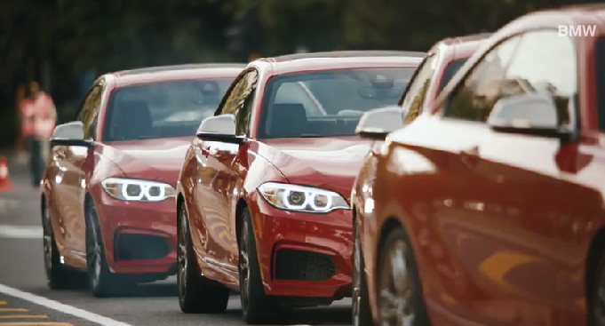 Some Impressive Stunts in BMW’s Drift Mob Ad