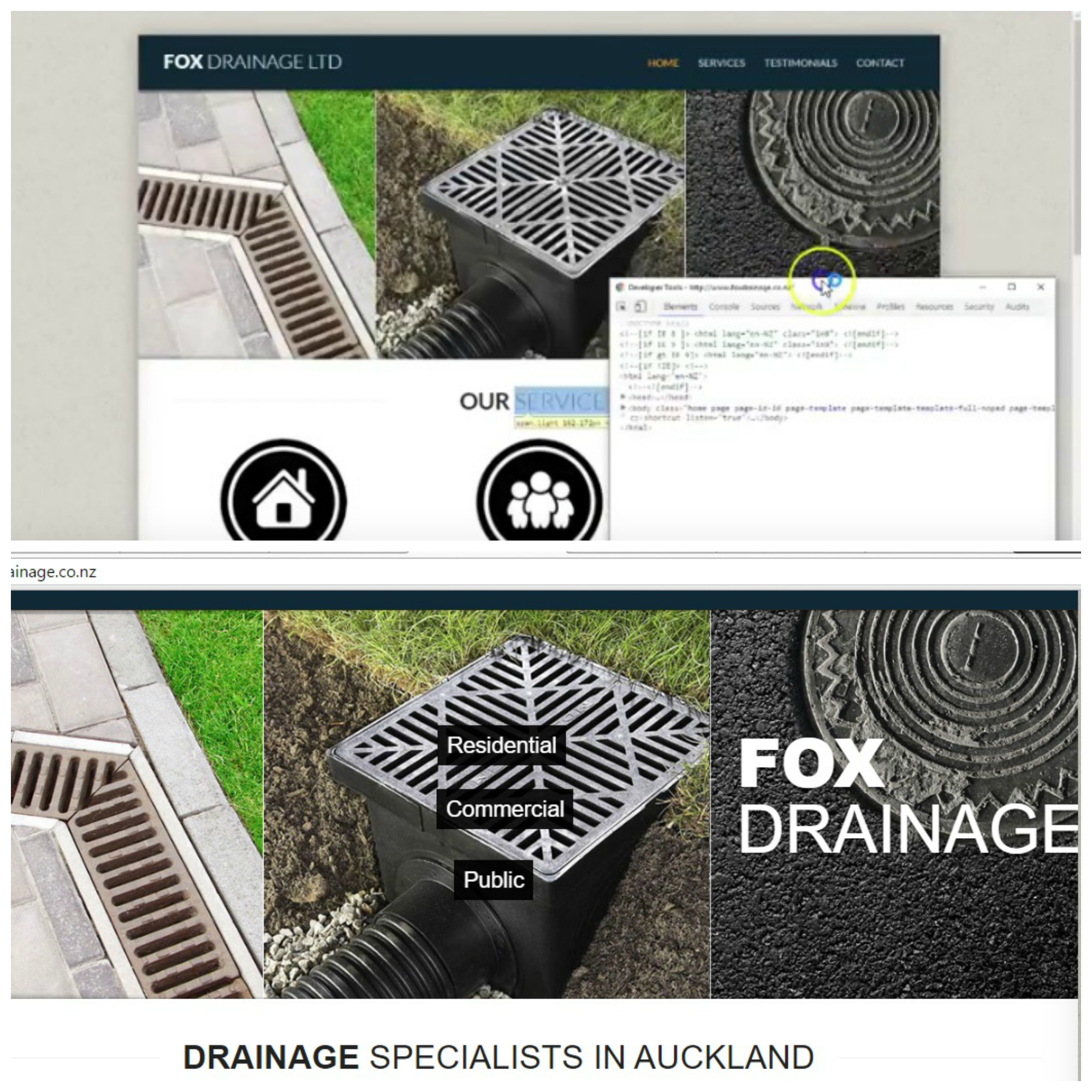 Fixing a Leaky Drainage Website